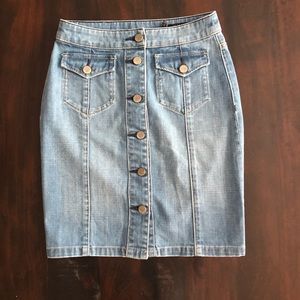 Allsaints denim skirt